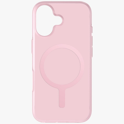Kapak telefoni Uniq Clario për iPhone 17, Magclick, rozë