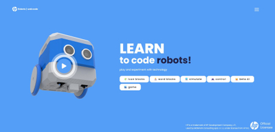 Kit edukativ robotik HP Otto Robot Starter Creative Kit, pjesë elektronike dhe plastike 3D, bateri të rikarikueshme, shumëngjyrëshe