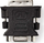 Adapter video Nedis DVI-I 24+5 në VGA, nikeli, i zi