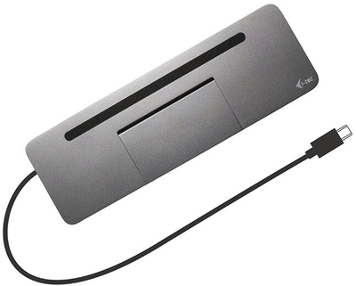 Stacion docking i-tec USB-C Metal Low Profile Triple Display + Power Delivery 85 W, i hirtë