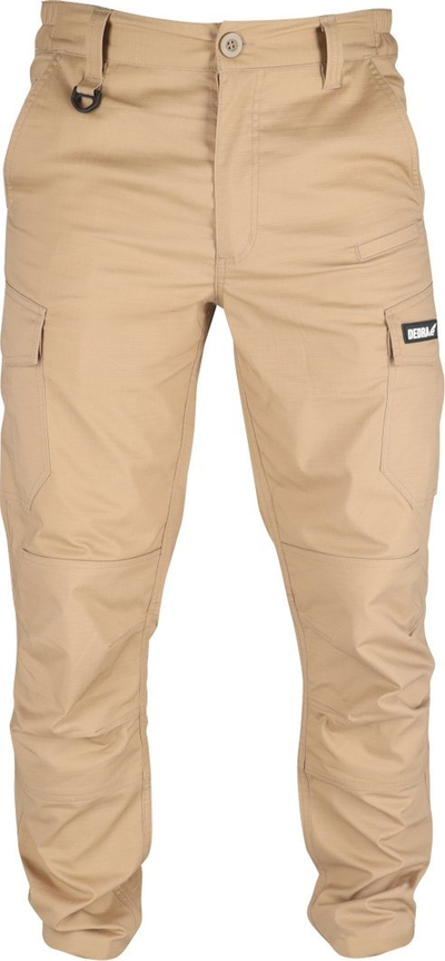 Pantallona cargo DEDRA BH32SP, ripstop 220 g/m², elastike, gri
