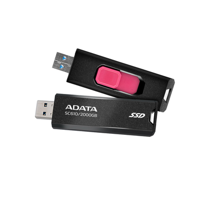 SSD i jashtëm ADATA SC610, 2TB, USB 3.2 Gen2, i zi
