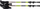 Shkopinj trekking Gabel Mont Blanc F.L. 4.0, alumini, rregullueshëm 66-142 cm, jeshil