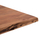 Tavolinë ngrënie Montana Superior HM8481.11, dru akacie masive 3.5cm, 160x90x77cm, këmbë metalike të zeza