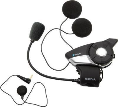 Interkom motoçiklete Sena 20S EVO Single, Bluetooth 4.1, deri 2 km, i zi argjend