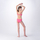 Komplet bikini, pjesa sipër për goca Aquawave Norte Top Jr, me rripa që rregullohen, thahet shpejt, rozë