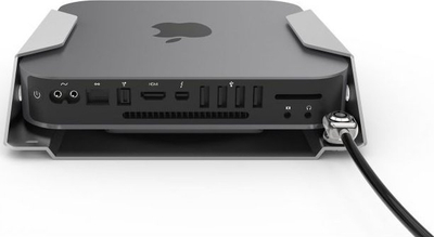 Montim sigurie për Mac mini Compulocks, me bravë kablloje me çelës, VESA, argjendtë