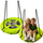 Shiuese kopshti Garden Swing Stork Nest, Ø60cm, për kalamaj, jeshile