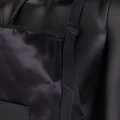 Përparëse berberi ACTIVESHOP BB-77, xhep përpara, dizajn Classic Barber, e zezë