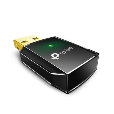 Përshtatës Wi-Fi TP-Link Archer T2UH, Dual Band, 600Mbps, USB, i zi