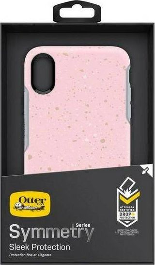 Kapak telefoni OtterBox Symmetry për Apple iPhone XS Max, plastik, që s’e ha kollaj goditja, rozë