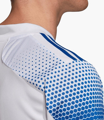 Maicë futbolli për meshkuj Adidas Regista 20 JSY, S, e bardhë/kaltër