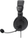 Kufje Manhattan Stereo USB, që rrinë mbi vesh, me mikrofon, lidhje USB-A, të zeza
