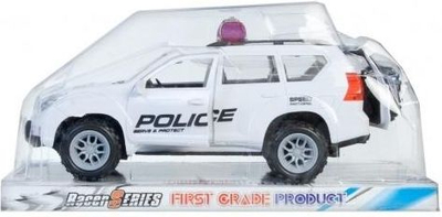 Lodër makinë e policisë Mega Creative, e bardhë