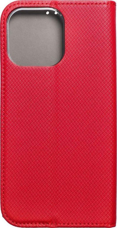 Kabull telefonit Smart Case Book për iPhone 14 Pro Max, me magnet, me xhep karte, e kuqe