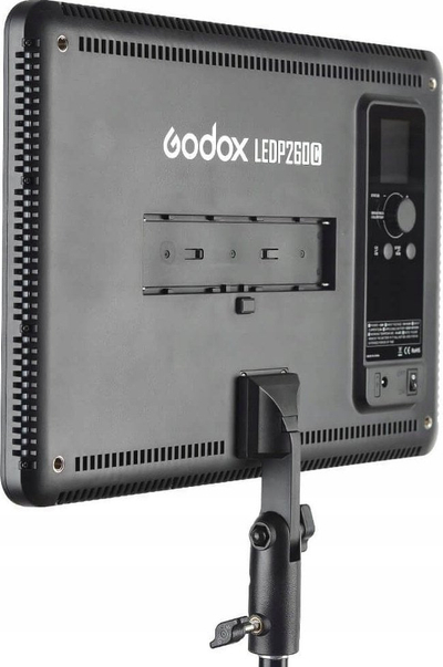 Dritë video LED Godox LEDP260C, 30W, 3300K-5600K, e zezë