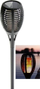 Llambë solare për kopsht Saska Garden Flame Effect, 79 cm, e zezë