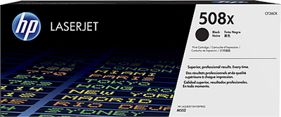 Toner HP 508X (CF360X), 12,500 faqe, i zi