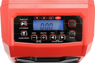 Градежно радио Јато YT-82940, FM AM, Блутут, сиво