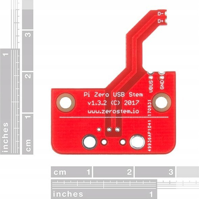 Modul zgjerues USB për Raspberry Pi Zero SparkFun KIT 14526, port USB, montim me vida, i bardhë
