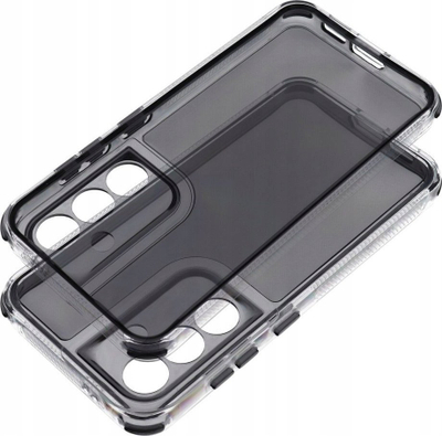 Mbulesë telefoni Matrix Clear Case për Samsung A35 5G, e tejdukshme, me kornizë të zezë
