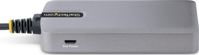 HUB USB StarTech.com me 3 porta, USB 3.0 5Gbps, Gigabit Ethernet, gri