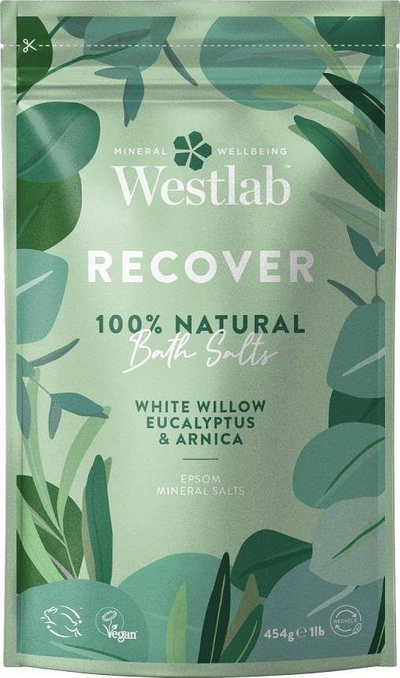 Kripëra banje Westlab Recover, 100% natyrale, me eukaliptus edhe arnika, 454g
