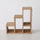 Raft lulesh Boltze Wooden Shelf, dru bredh kinez, 38x38x15 cm, ngjyrë natyrale