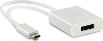 Pриклучник USB LMP USB C во DisplayPort, 4K UHD, сребрен