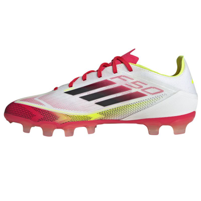 Фудбалски копачки Adidas F50 Pro MG, за мажи, за природна и вештачка трева, бели