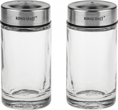 Set kavanoza për kripë dhe piper KingHoff KH-1642, transparente
