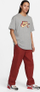 Bluzë Nike Sportswear FD1296-063, pambuk poliester, logo e madhe, gri