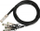 Kabllo Extralink EX.15791 QSFP+ në 4x QSFP+, InfiniBand me fibër optike, e zezë