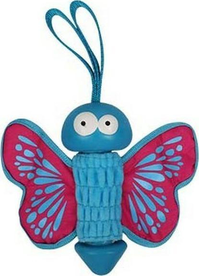 Lodër qenësh Coockoo Lily Butterfly, gome, 27x20x7.5cm, rozë