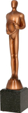 Trofe për zbukurim Tryumf Wiktor, 30 cm, ngjyrë ari