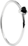 Unazë PD PAOLA Black Heart Silver AN02-224, 50 mm