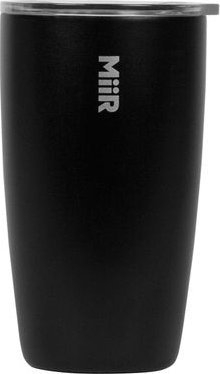 Gotë termike MiiR Tumbler me kapak rrëshqitës, çelik inox, me izolim me vakum, e zezë