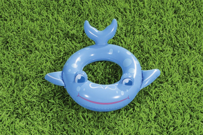Rreth noti Bestway Swimming Ring Whale, 84x71cm, blu
