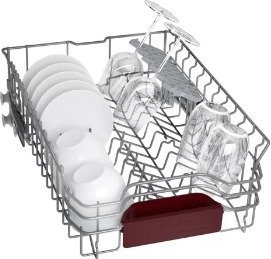 Lavastovilje e integrume e ngushtë Neff S855EMX16E, 10 sete, 45 cm, e zezë