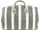 Çantë dore Art of Polo tr21101.3, e zezë-bezhë
