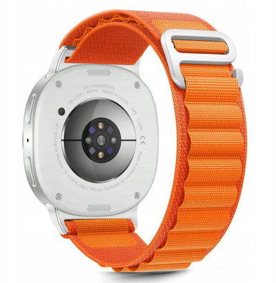 Rrip ore Tech-Protect Nylon Stripe për Samsung Galaxy Watch 40 44 46mm, najlon, portokalli