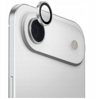 Mbrojtës lente kamere Uniq Optix për iPhone Air, alumin, me aplikator, argjendtë