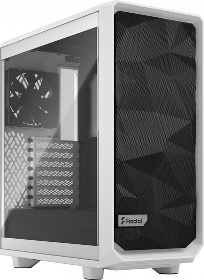 Kasë Fractal Design Meshify 2 Compact TG Clear Tint, e bardhë, Midi Tower