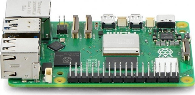 Pllakë zhvillimi Raspberry Pi 5, 4GB RAM, Wi‑Fi 5 Bluetooth, jeshile