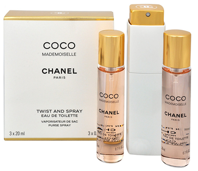 Eau de Toilette Chanel 20 ml (refillable bottle) + EDT cartridge 2 x 20 ml