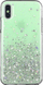 Kapak telefoni Wozinsky Star Glitter, Samsung Galaxy A42 5G, jeshil me shkëlqim