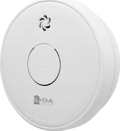 Detektor tymi EURA SD-87A2, me bateri 9V, me zile alarmi, i bardhë