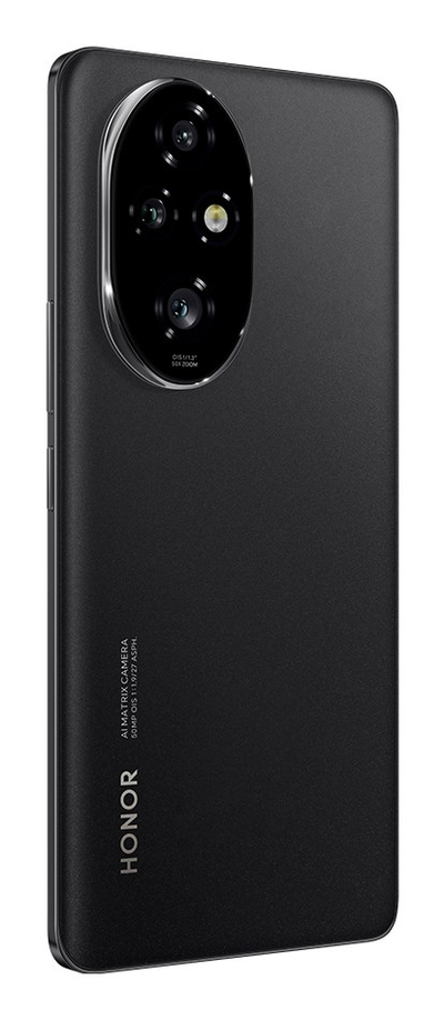 Telefoni HONOR 200 Pro, 12GB RAM, 512GB, Dual SIM, ngjyrë e zezë