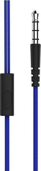 Kufje të vogla në vesh Somostel Universal, me fishë 3.5 mm, me mikrofon, blu