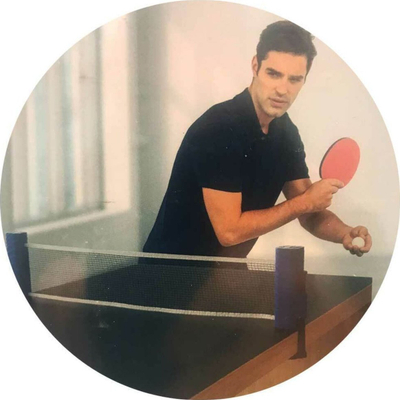 Rrjetë automatike pingpongu Slazenger, deri 165cm, për tavolina deri 5cm, gri